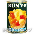 【送料無料】サンヨー　フルーツポンチ 425g×24缶